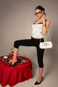Polka Dot Layered Lacey Bra Corset