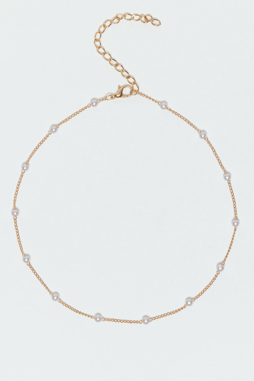 Spaced Out Pearly Necklace