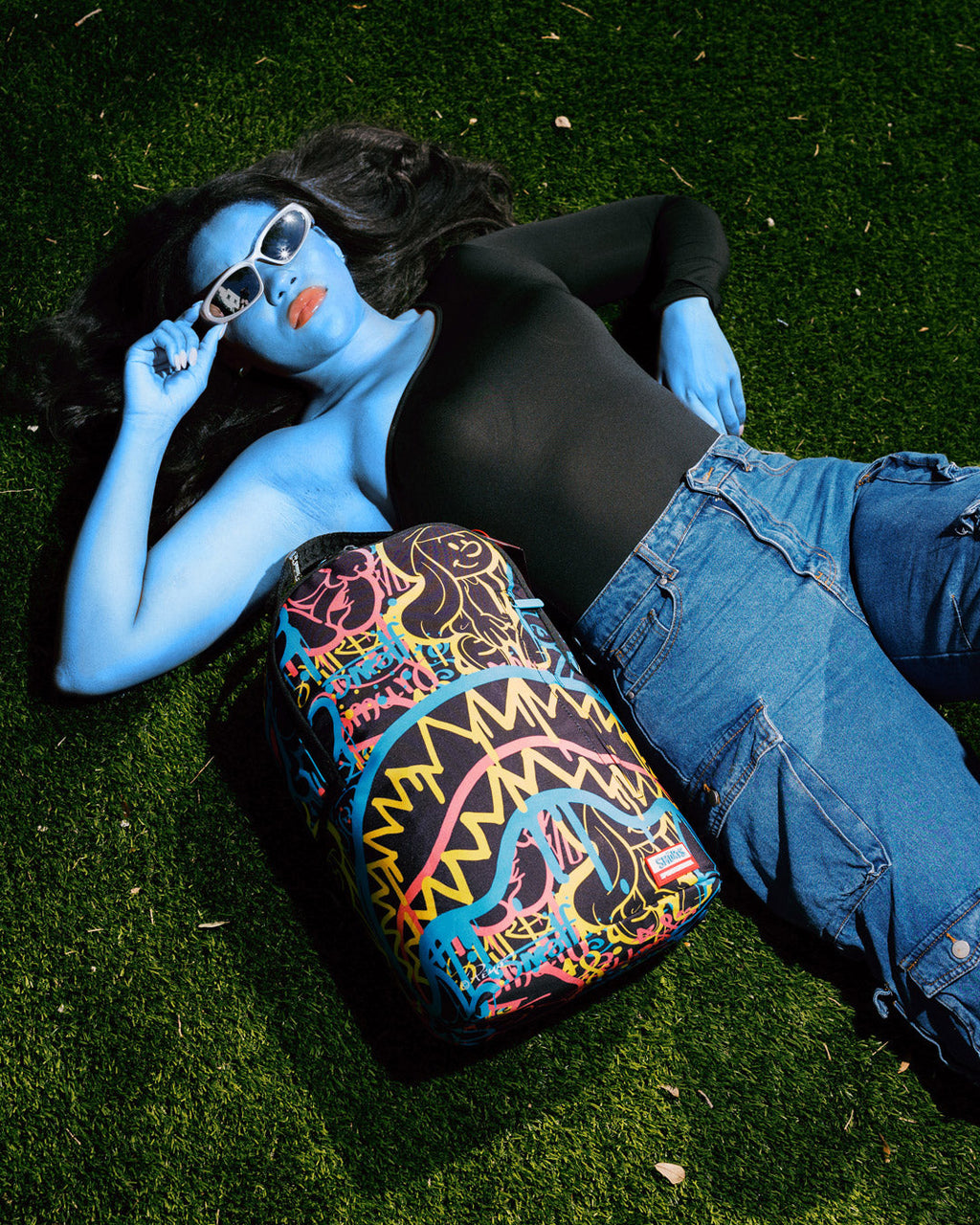 SMURFS NEON DRIP DLXSR BACKPACK