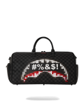 'WHAT THE BEEP' SHARK DUFFLE