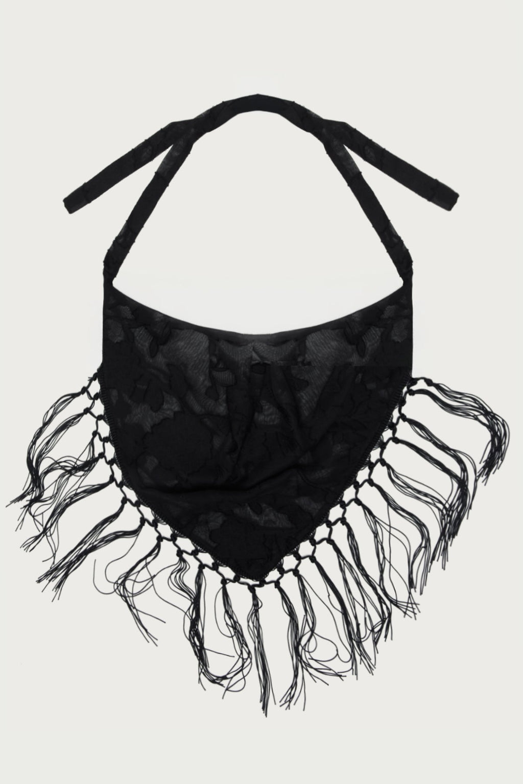 Floral Fringed Waist Scarf