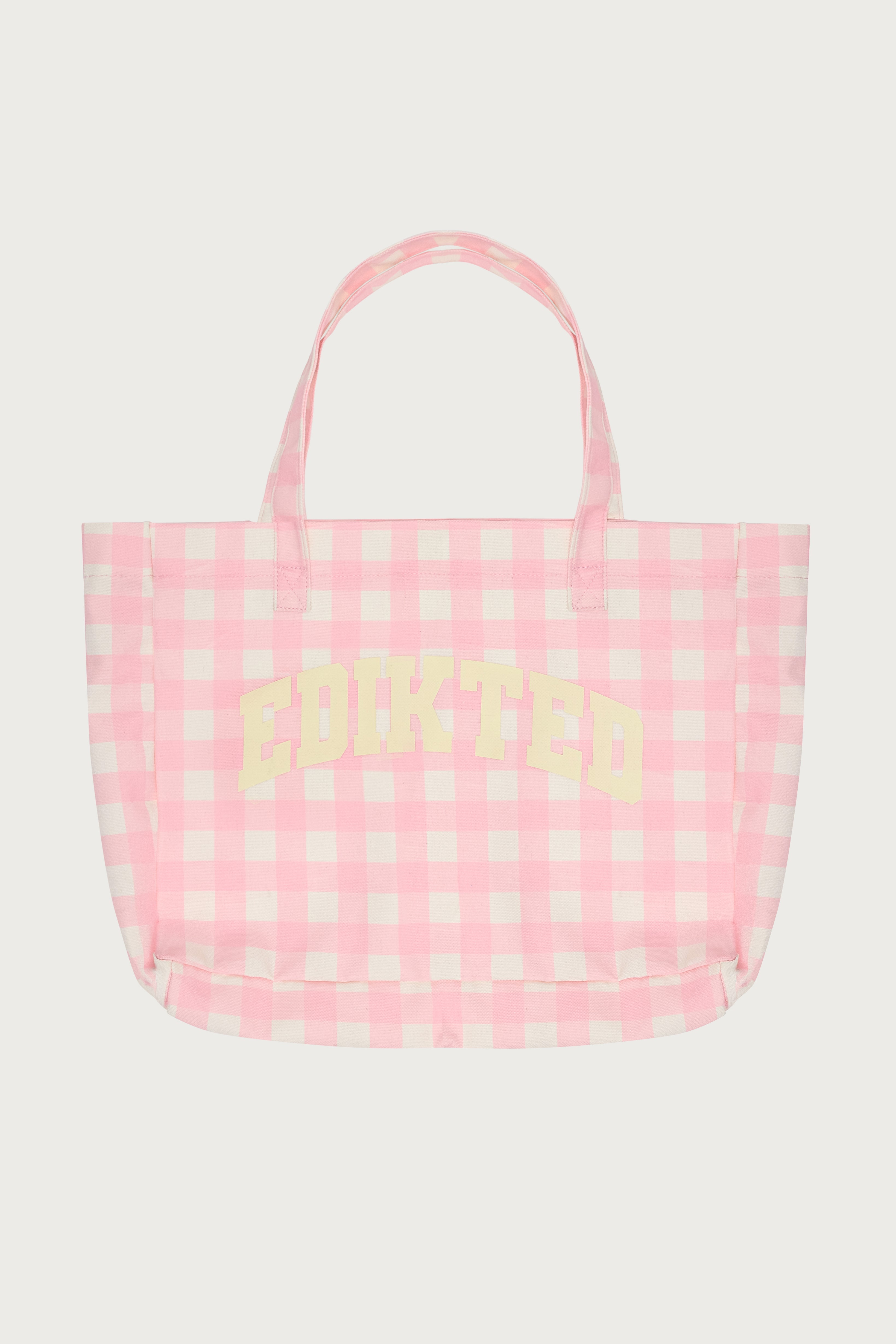Edikted Gingham Tote Bag