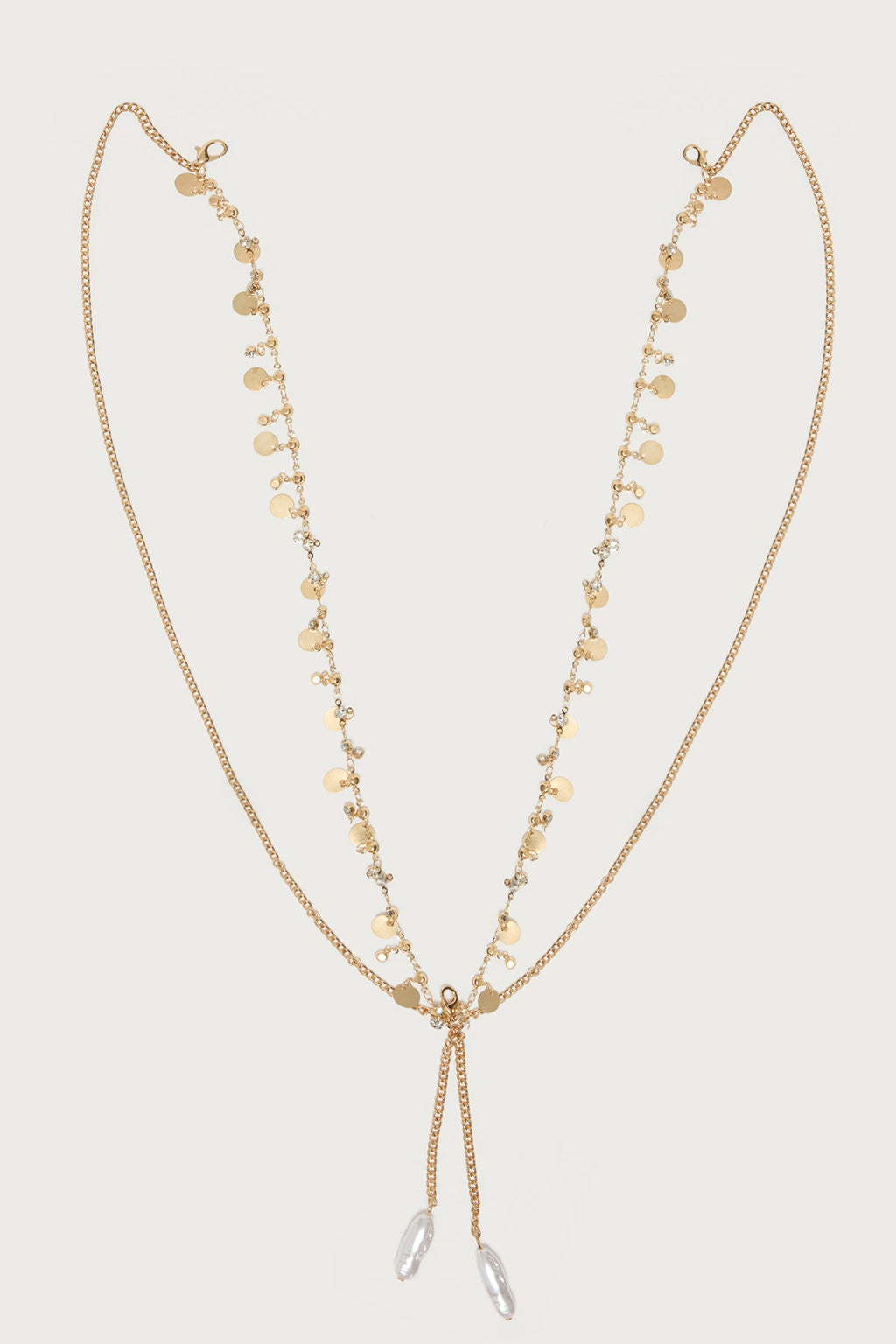 Pearly Disc Body Chain
