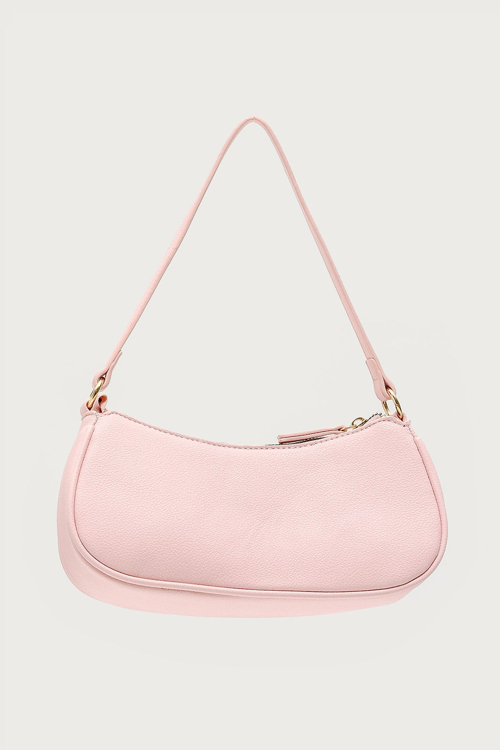 Zinnia Faux Leather Buckle Bag