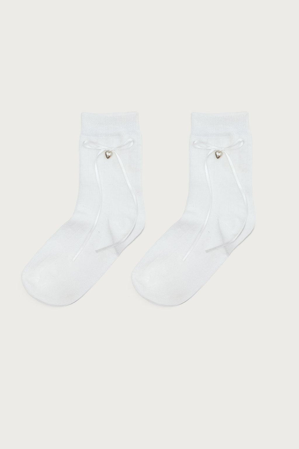 Bow & Heart Socks