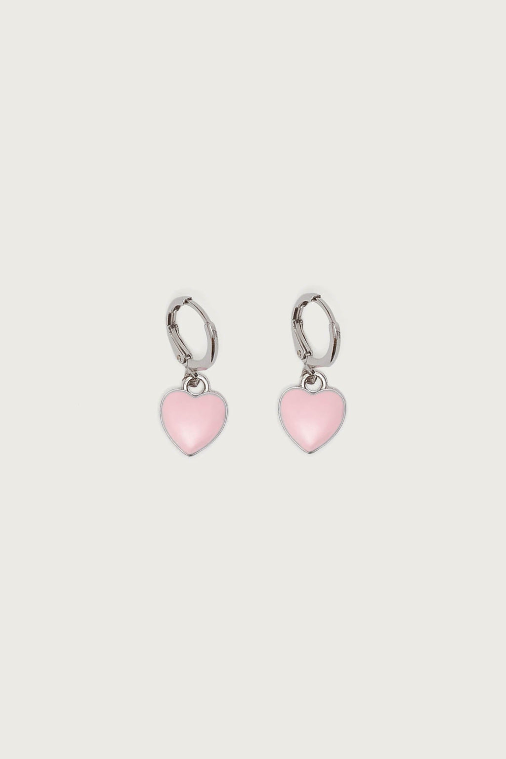 Pinky Heart Earrings