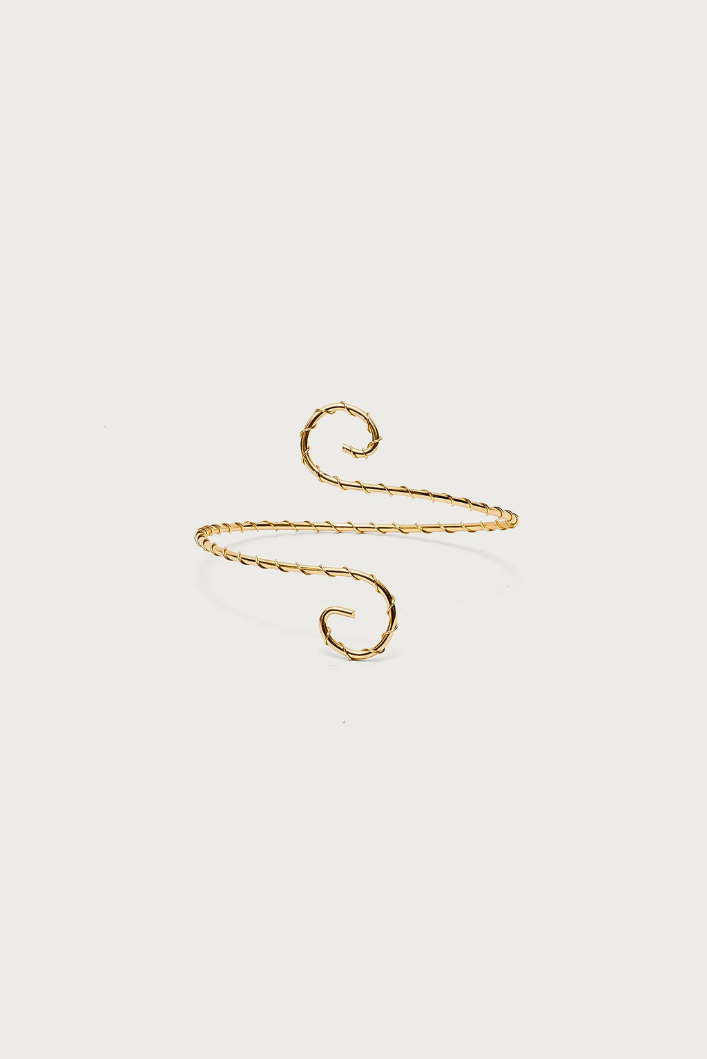 Spiral Twisted Arm Cuff
