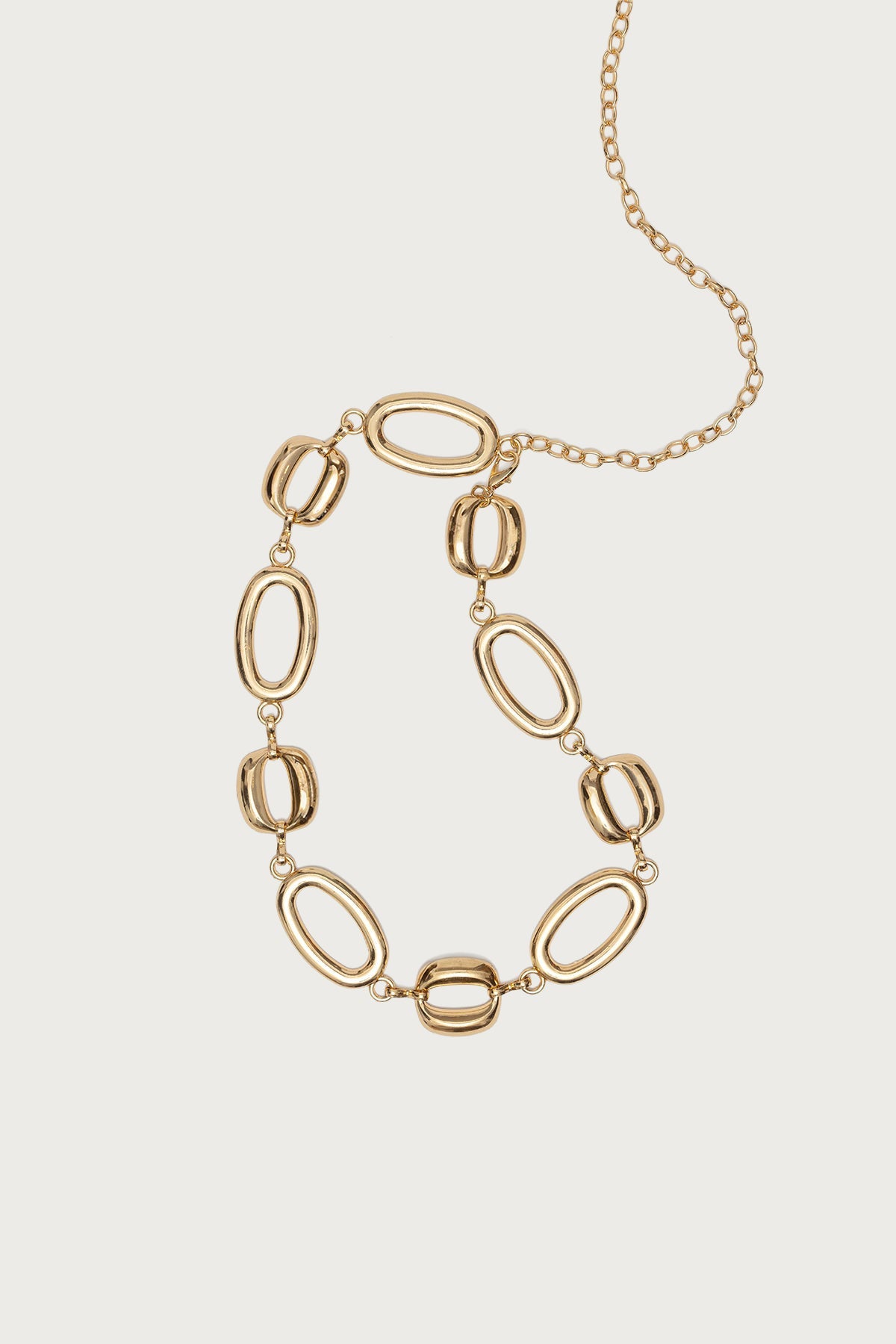 Oval Chain Belt