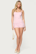 Lacey Ruffled Romper