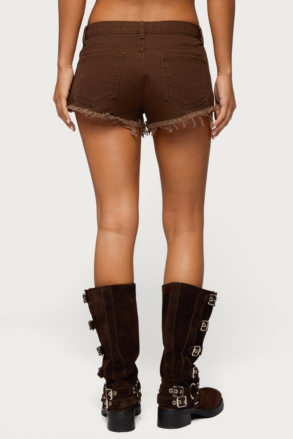 Josefina Low Rise Denim Shorts