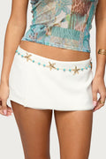 Sea Star Beaded Chain Belt