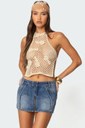 Syd Backless Crochet Top
