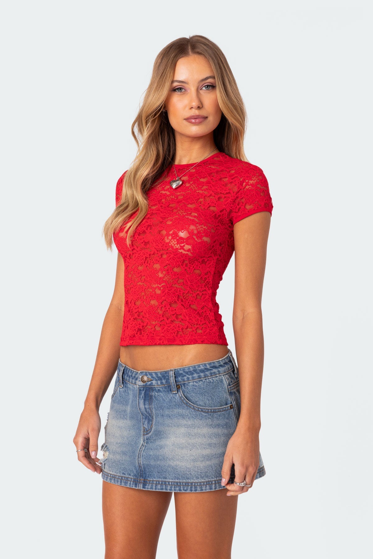Kaori Sheer Lace Top