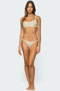 Livvy Sheer Lace Thong