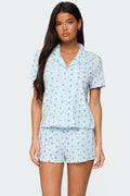 Camden Floral Pointelle Button Up Shirt