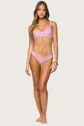 Pip Striped Ruffle Edge Bikini Bottom