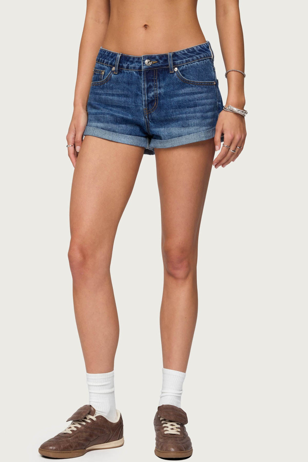 Rylin Low Rise Denim Shorts