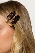 Rhinestone Creaseless Hair Clip Pack