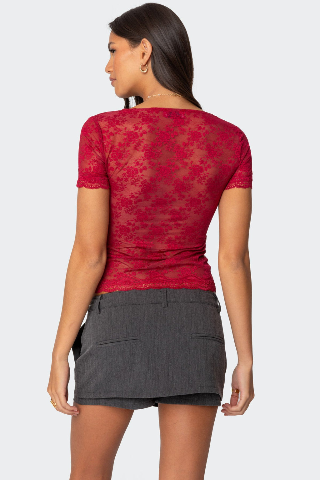 Roxana Sheer Lace Top