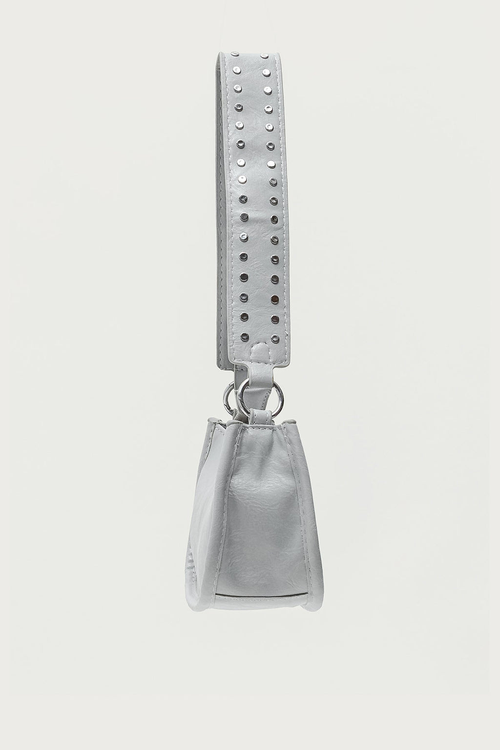 Studded Strap Faux Leather Bag