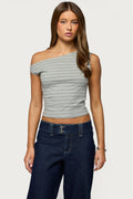 Keryn Striped Off Shoulder Top