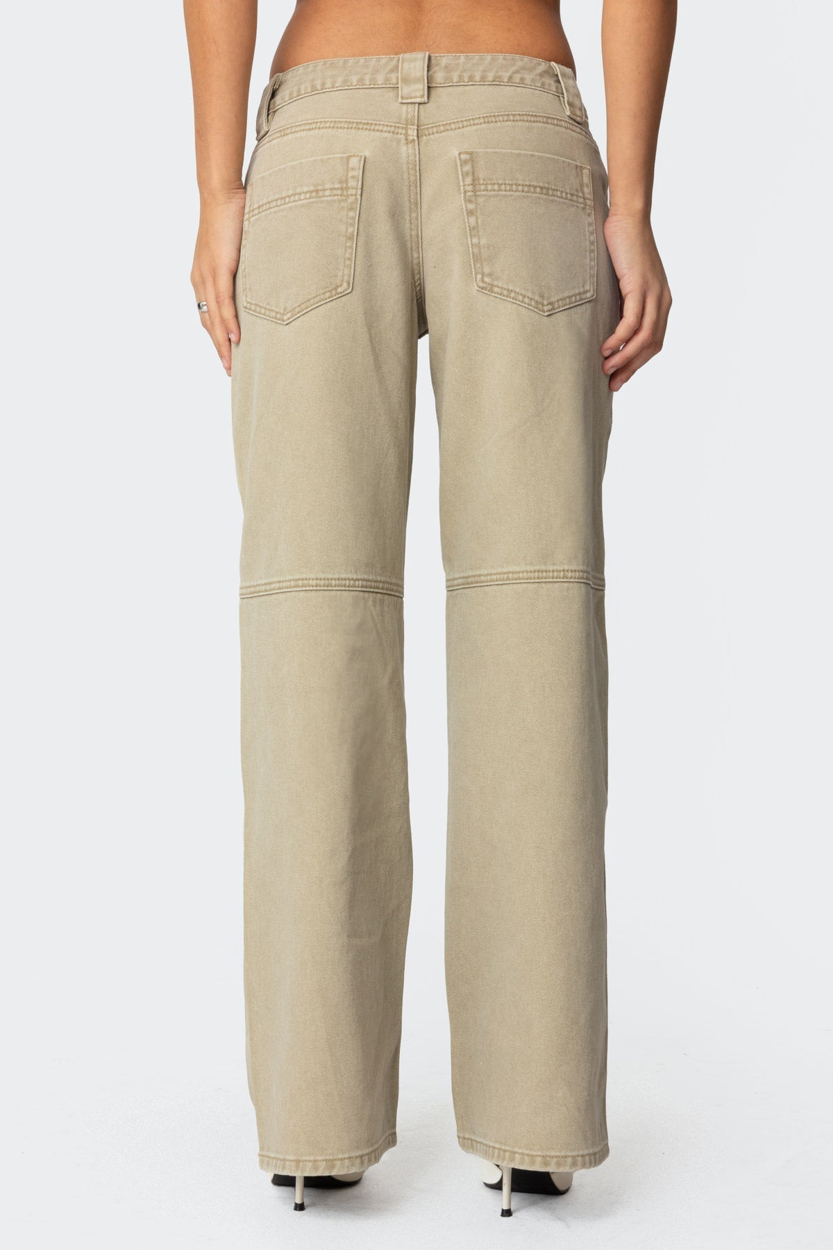 Morgan Low Rise Baggy Carpenter Jeans