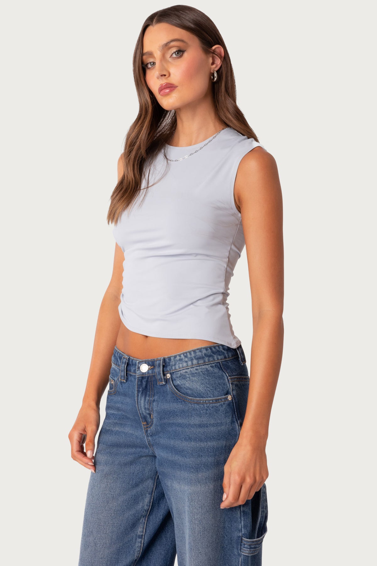 Tanya Asymmetric Gathered Top