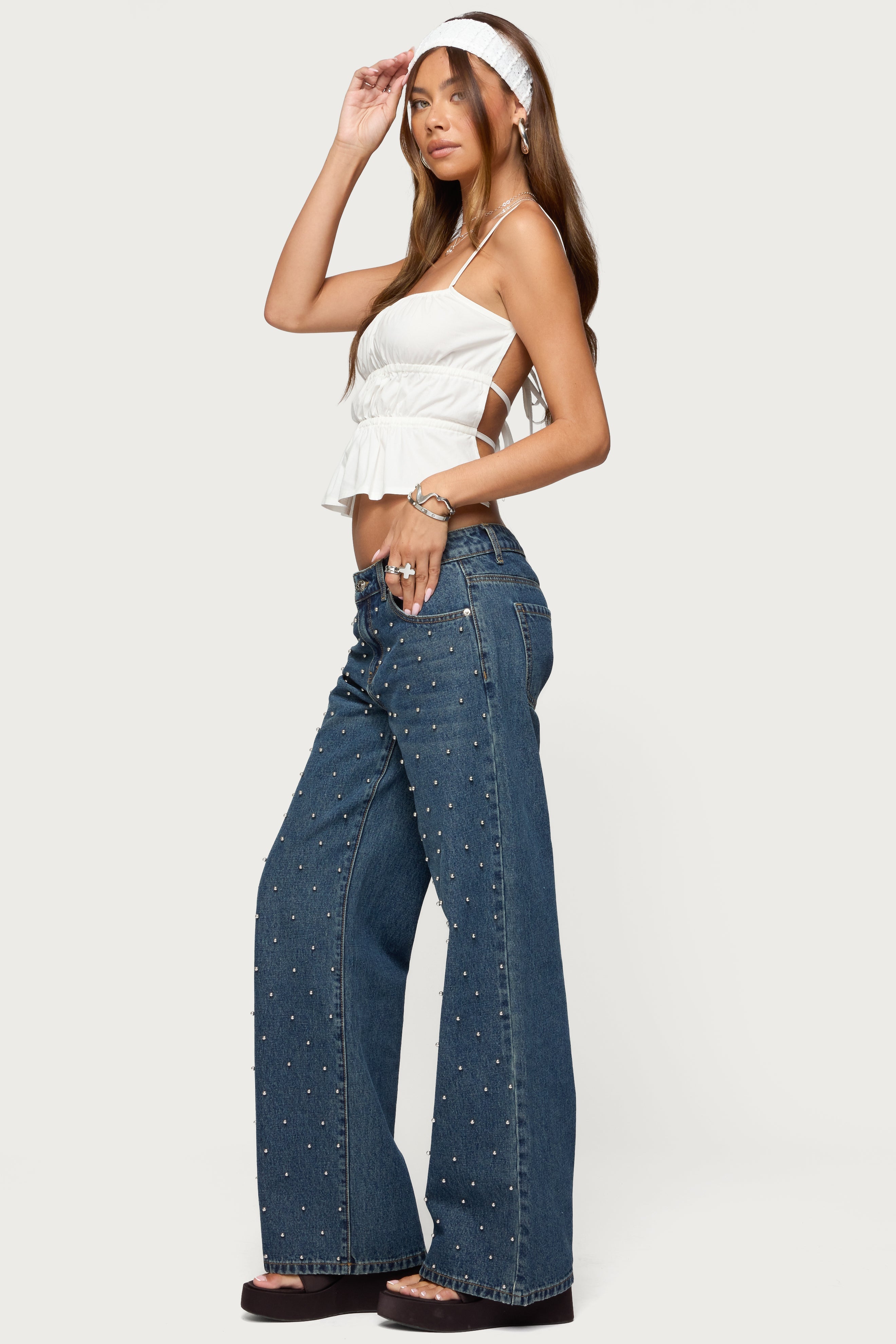 Adler Tiered Backless Top