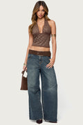 Santi Low Rise Baggy Jeans