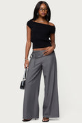 Willard Baggy Lace Up Belt Pants