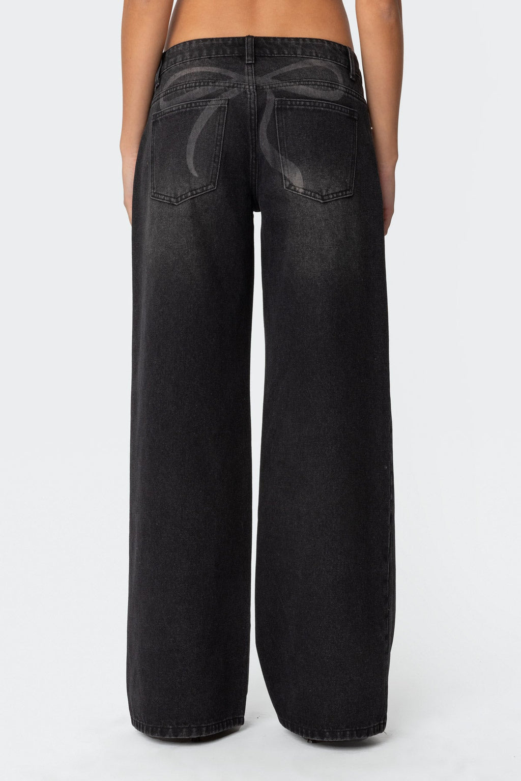 Vyxen Vintage Washed Low Rise Baggy Jeans