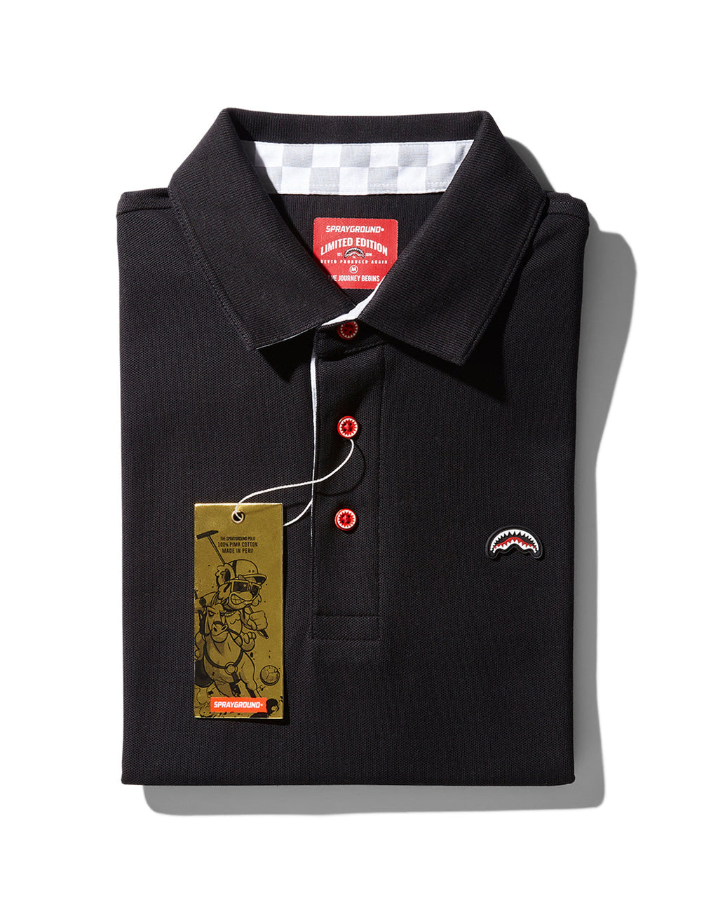 ROSE ALL DAY PIMA COTTON MADE IN PERU POLO