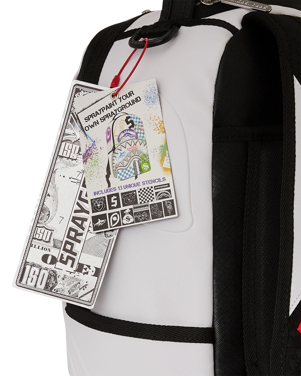 GRAFFITI ARTIST - DESIGN YOUR OWN BACKPACK - 9 STENCILS INCLUDED