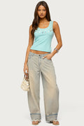 Kella Low Rise Baggy Jeans
