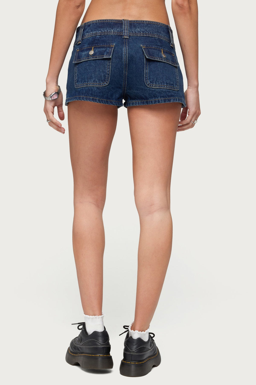 Keinan Low Rise Denim Shorts