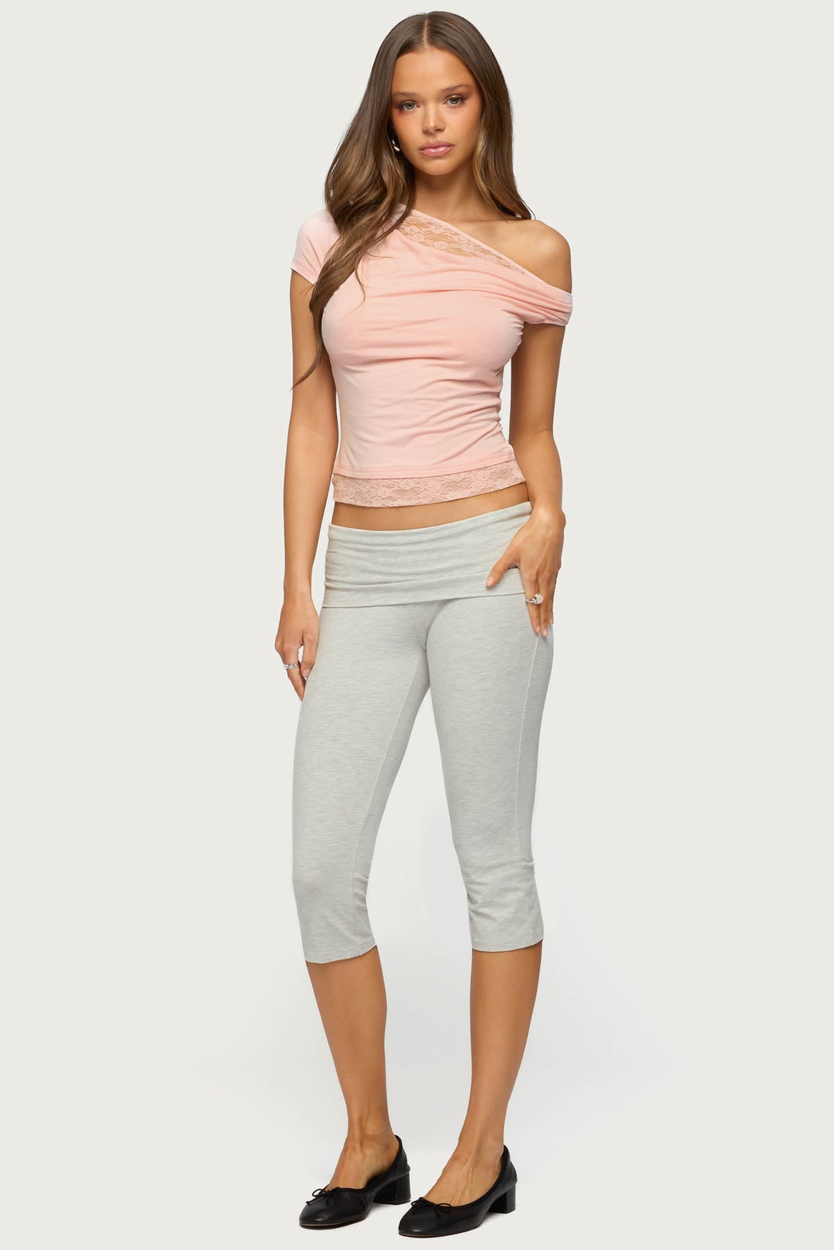 Lacey Layered Off Shoulder Top