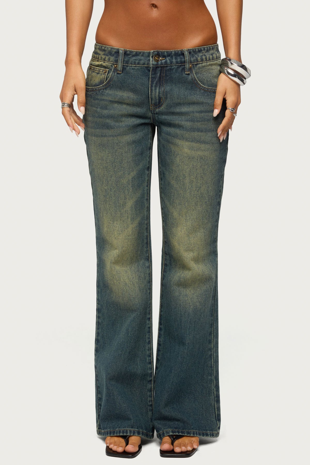 Shirili Low Rise Flared Jeans