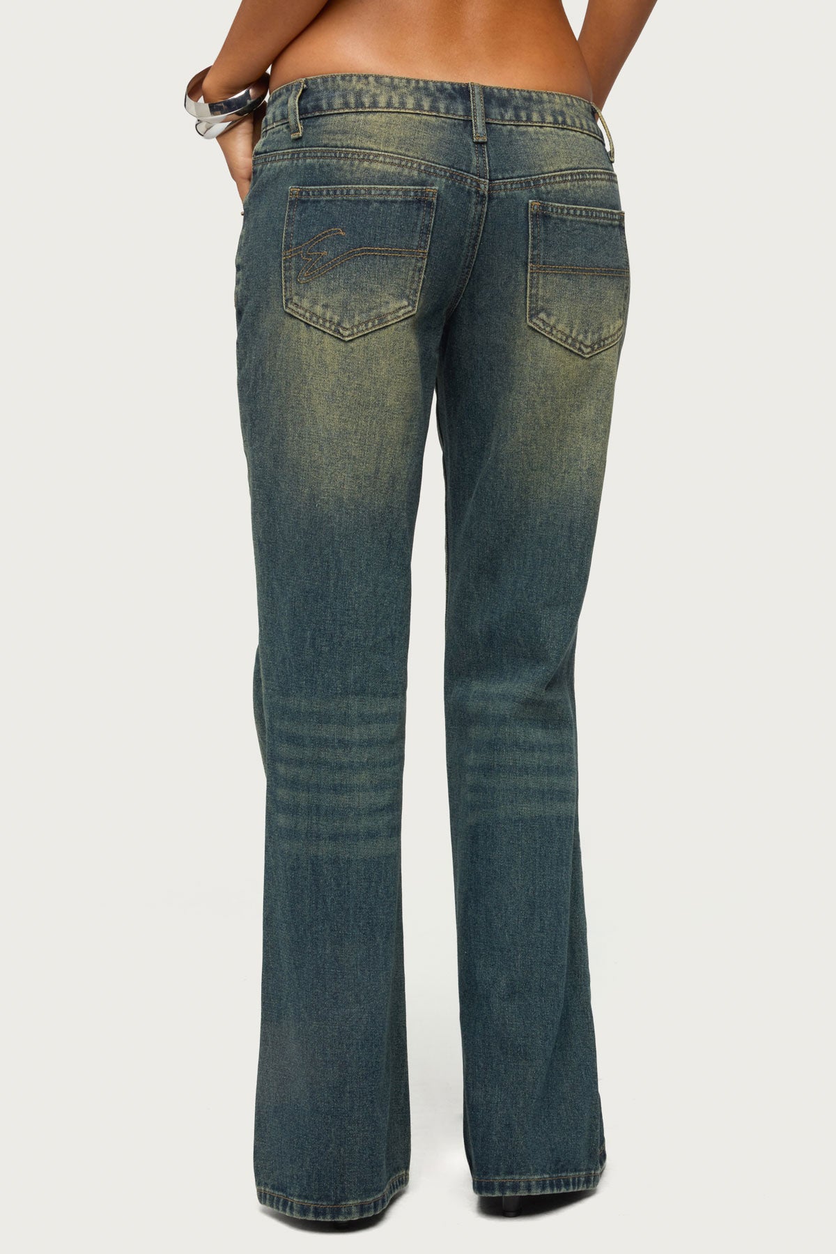 Shirili Low Rise Flared Jeans