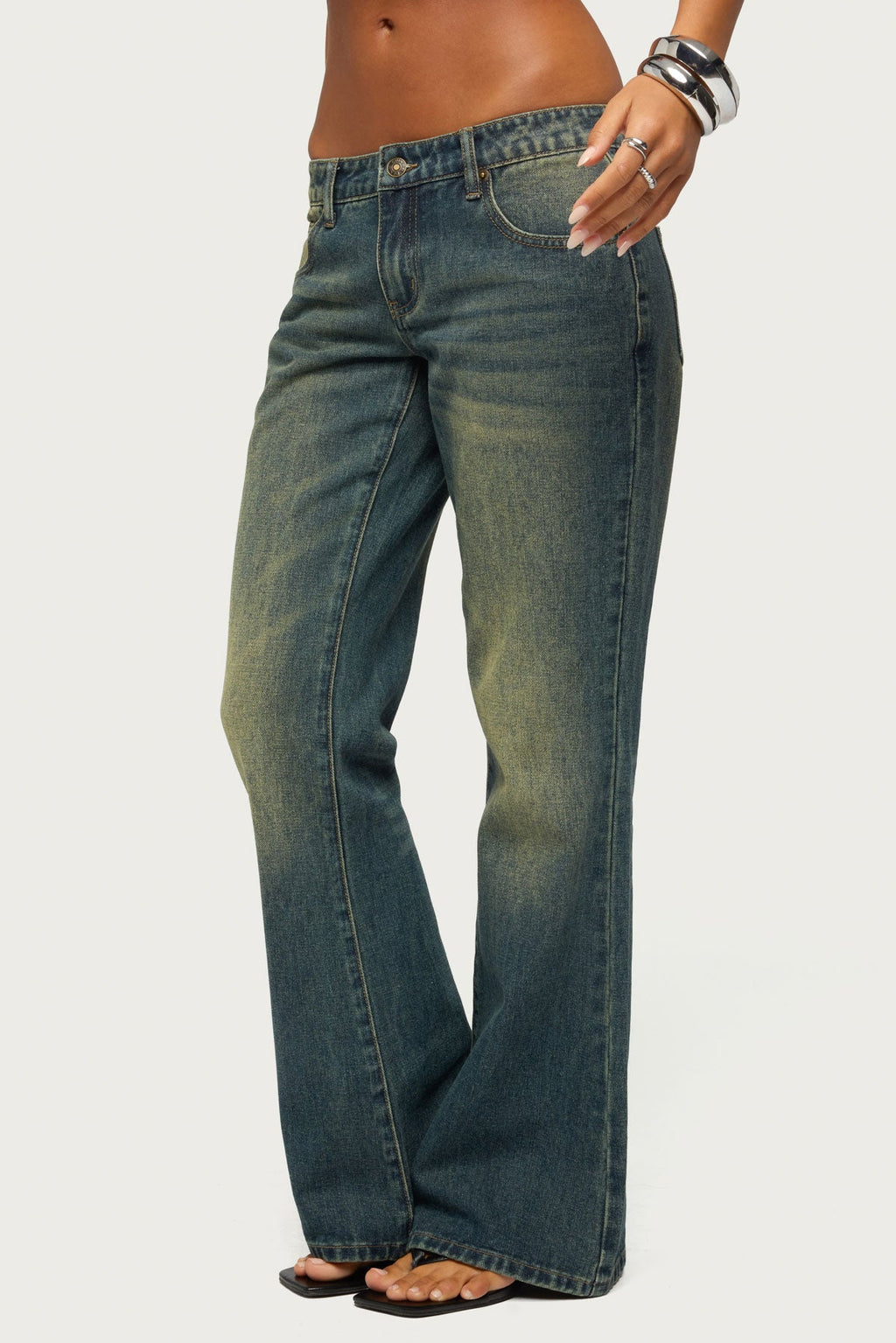Shirili Low Rise Flared Jeans