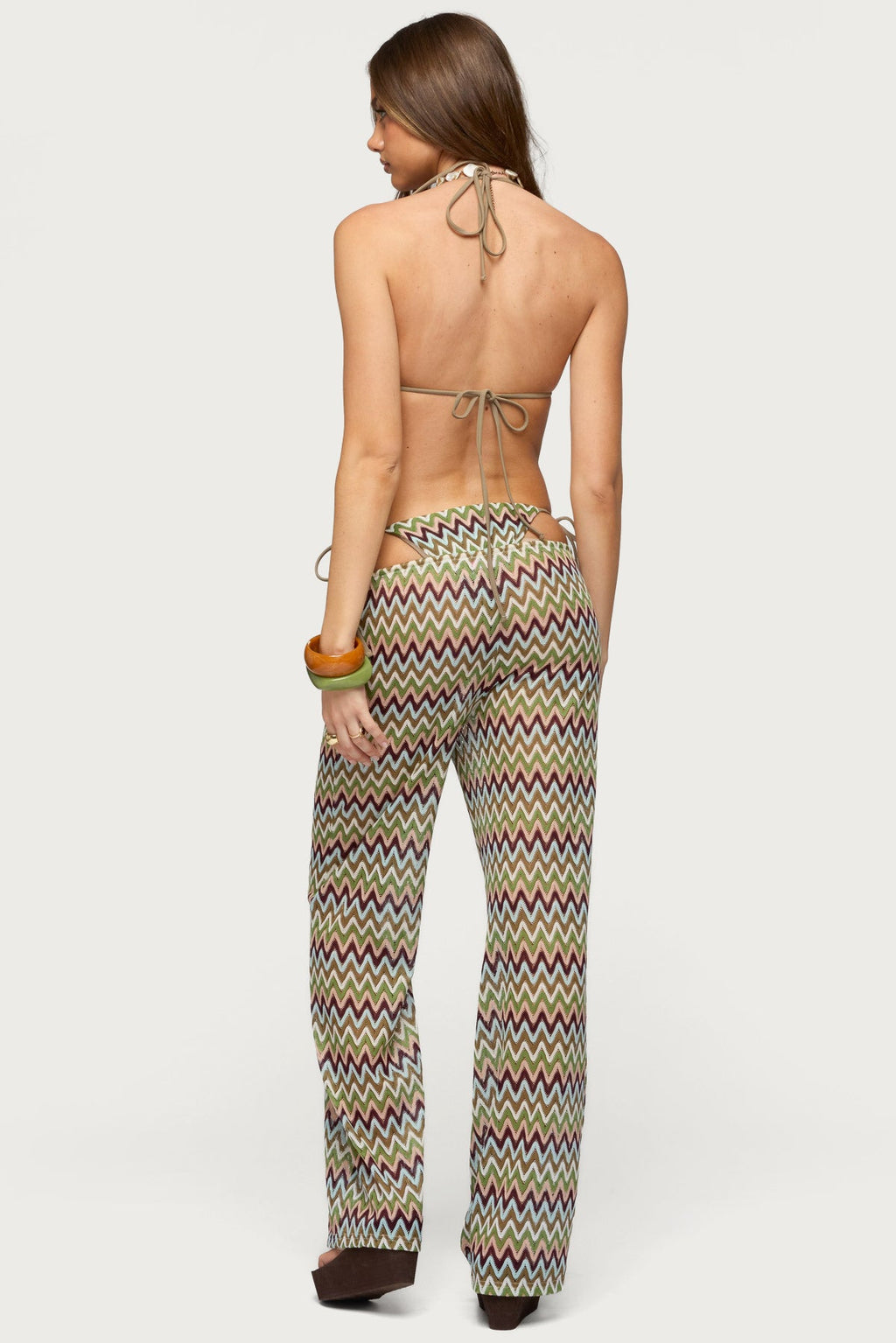 Mindee Zigzag Crochet Pants