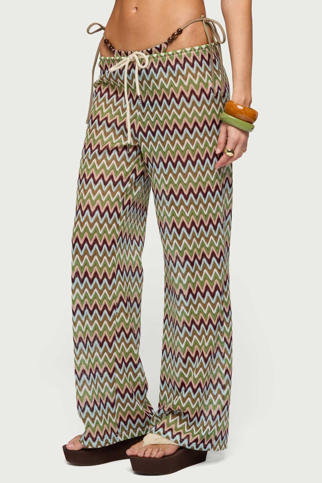 Mindee Zigzag Crochet Pants