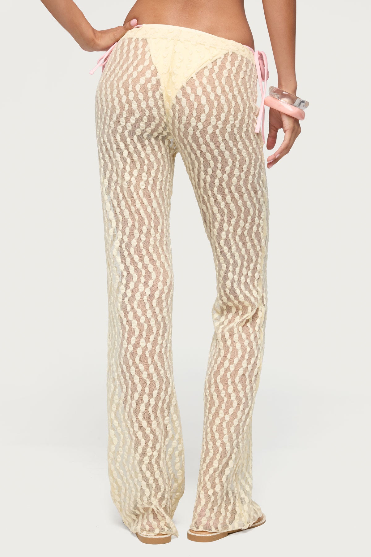 Liliette Sheer Textured Pants