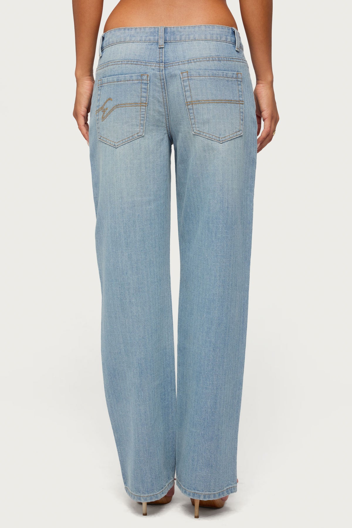 Cresida Low Rise Straight Leg Jeans